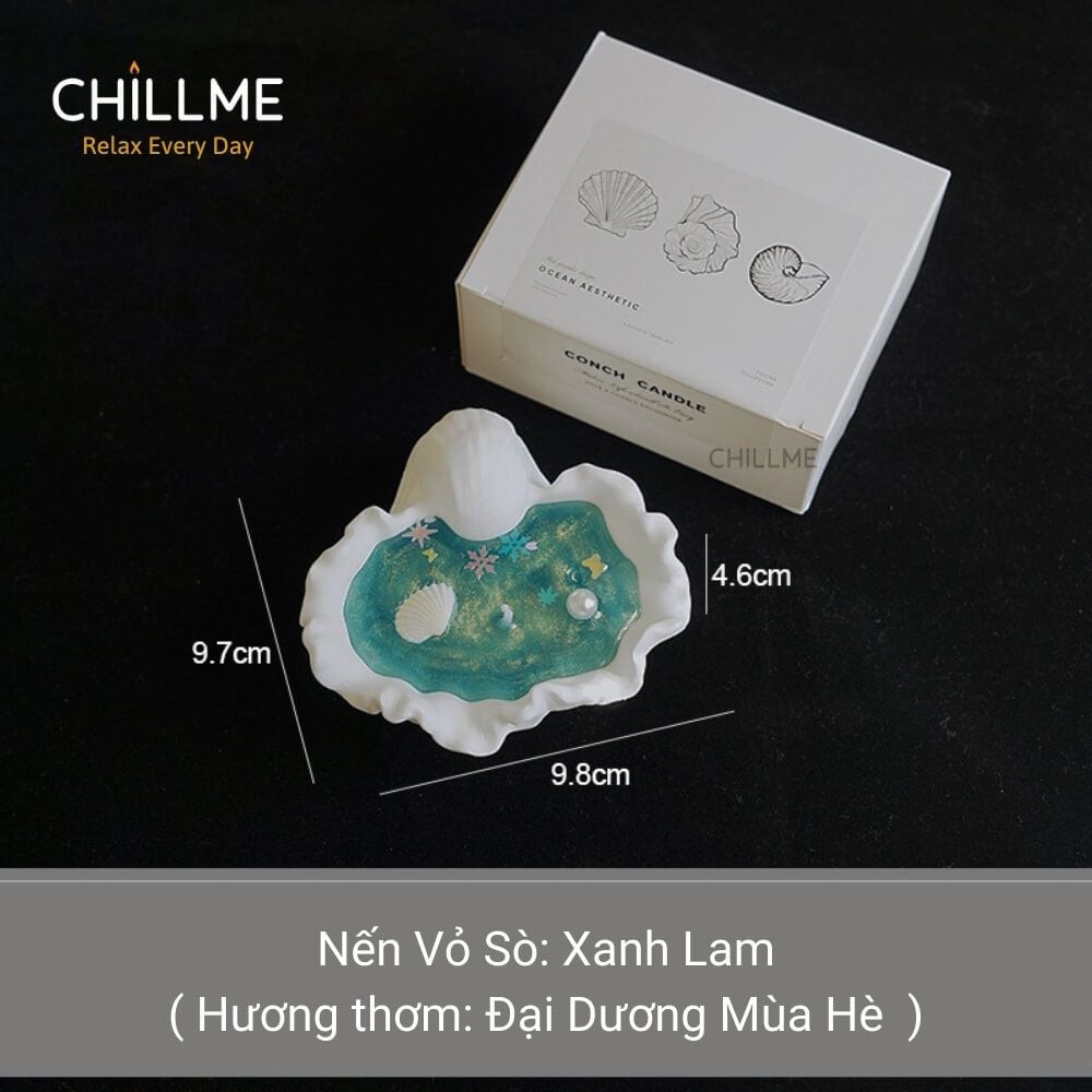  Nến thơm tealight mini hình vỏ sò handmade quà tặng sinh nhật người yêu bạn bè 