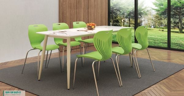 Bàn Ăn Mặt Đá 1m4 BA01-D14