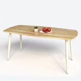 Bàn Ăn Mặt Gỗ Cao Su 1m4 BA01-G14