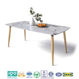 Bàn Ăn Mặt Đá 1m6 BA03-D16