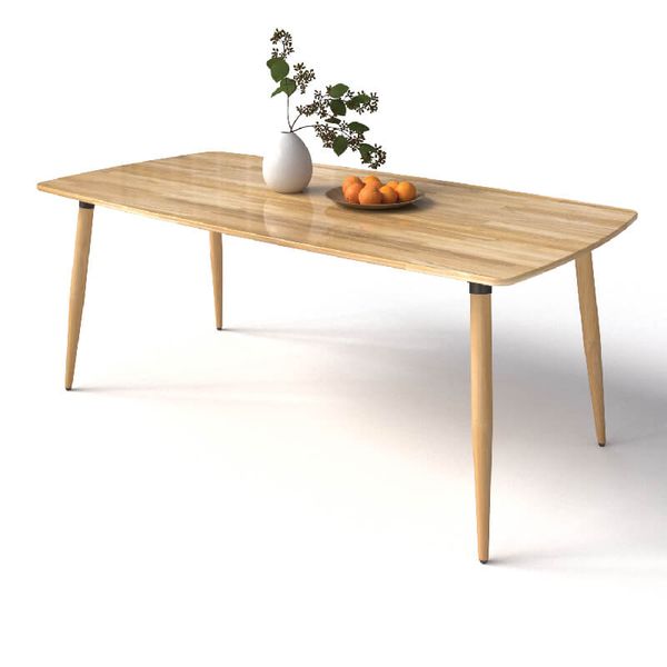 Bàn Ăn Mặt Gỗ Cao Su BA03-G12