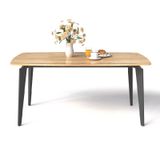 Bàn Ăn Mặt Gỗ Cao Su 1m6 BA04-G16