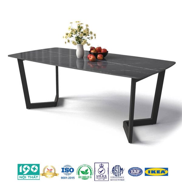 Bàn Ăn 1m6 Mặt Đá BA07-D16