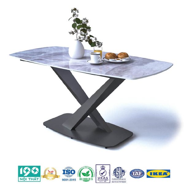 Bàn Ăn 1m6 Mặt Đá BA08-D16