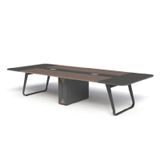 Bàn Họp Chân Sắt 242BH36 dài 3m6 hiện đại