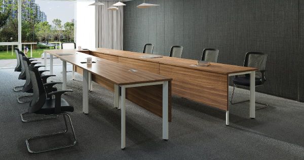 Bàn Họp Chân Sắt Dài 5m6 BH56V-CO