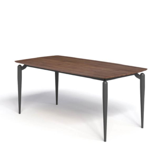 Bàn Ăn 8 Ghế Chân Sắt Mặt Gỗ Plywood 241BA-P18