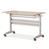 Bàn Gấp 1m4 Chân Sắt 2 Bánh Xe Trước BHL14