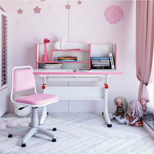 Ghế Học Sinh IKEA chân cố định xoay GHS231-NG (Hình Gấu)