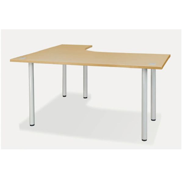 Bàn Giám Đốc Chữ L 1m8 Chân Thép BLP18-CT