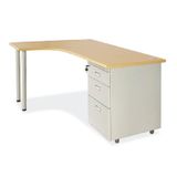 Bàn Lượn Trái 3 Ngăn Kéo 1m4 BLT14CT-HS3