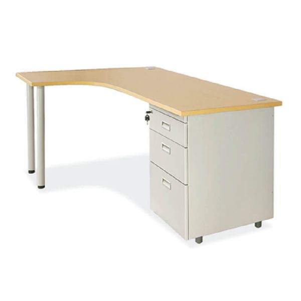 Bàn Lượn Trái 3 Ngăn Kéo 1m4 BLT14CT-HS3