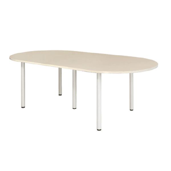Bàn Họp 2m4 Chân Sắt Trụ Tròn BH24-CT