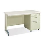 Bàn Làm Việc 1m2 Hộc Dập Cạnh Vuông BS12H3-M (Màu Melamine)