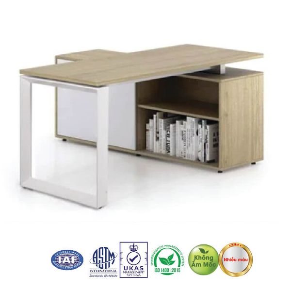 Bàn Lãnh Đạo Chân Thép Tam Giác 1906BLD09