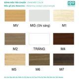 Bàn Làm Việc 1m2 Hộc Cánh Mở BS12H1-M (Màu Melamine)