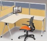 Bàn Giám Đốc Chữ L 1m4  Chân Sắt Chữ A BLT14-CA