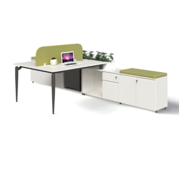 Cụm Bàn Làm Việc 2 Người 241B12-H Có Tủ Phụ