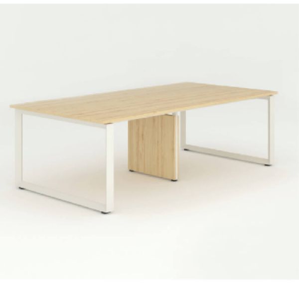 Cụm Bàn Làm Việc 4 Chỗ 2m4 Chân Sắt 1906B12-4