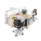 Cụm Bàn Làm Việc 4 Chỗ 2m8 BLCO14-4