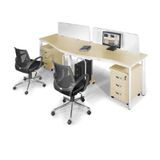 Cụm Bàn Làm Việc 2 Chỗ 2m8 BZCO14-2A