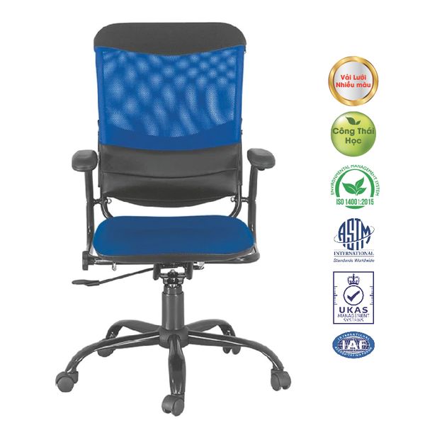 Ghế Công Thái Học Chân Sắt Sơn GX207-S