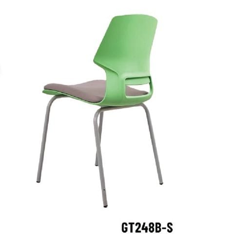 Ghế Xếp Nhựa Chân Sắt GT248B Đệm ngồi bọc mút êm