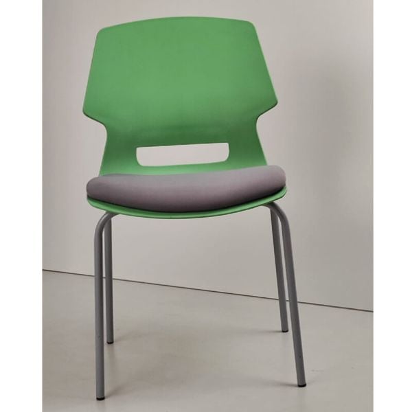 Ghế Xếp Nhựa Chân Sắt GT248B Đệm ngồi bọc mút êm