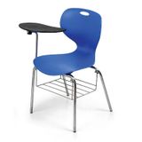 Ghế Liền Bàn GTB02K-M | Khung Mạ Inox, Có Khay