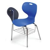 Ghế Liền Bàn GTB02K-S | Khung Sơn, Có Khay