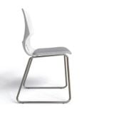 Ghế Nhựa Chân Sắt GT248D đệm Mút, khung Sơn Mạ Inox