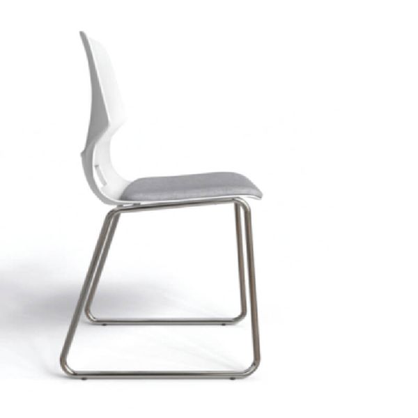 Ghế Nhựa Chân Sắt GT248D đệm Mút, khung Sơn Mạ Inox