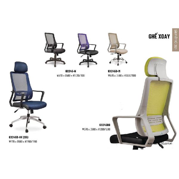 Ghế Văn Phòng GX245B-N-M-HK
