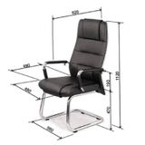 Ghế Quỳ Bọc Da Khung Mạ GQ11.1 (Nhiều Màu)