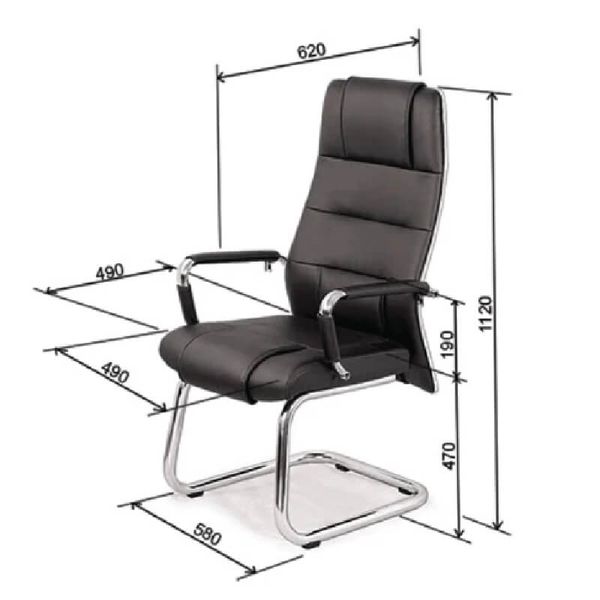 Ghế Quỳ Bọc Da Khung Mạ GQ11.1 (Nhiều Màu)