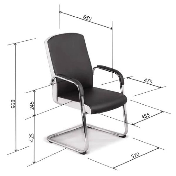 Ghế Quỳ Da Khung Mạ GQ15