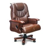 Ghế Giám Đốc GX502 Da Thật Màu Đen