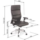 Ghế Giám Đốc Giá Rẻ Chân Hợp Kim GX203.1-HK