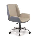 Ghế Xoay Lưng Trung bọc Da GX601A-M
