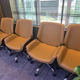Ghế Xoay Lưng Trung bọc Da GX601A-M
