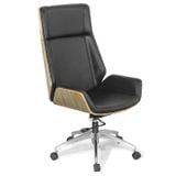 Ghế Xoay Gỗ Veneer Lưng Cao GX602B-HK