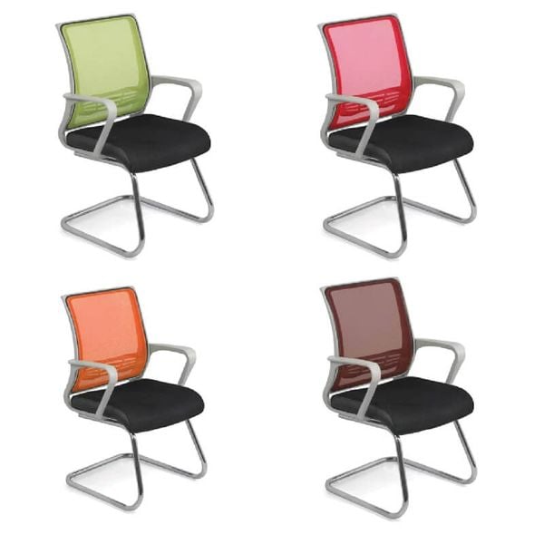 Ghế Quỳ Lưới Tựa Nhựa Ghi GQ12.1B (Nhiều Màu)