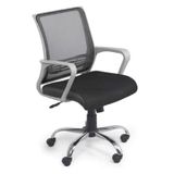 Ghế Xoay Lưới Lưng Ghi Trắng GX302B