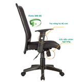 Ghế Xoay Lưới Chân Nhựa GX06-N (Nhiều Màu)