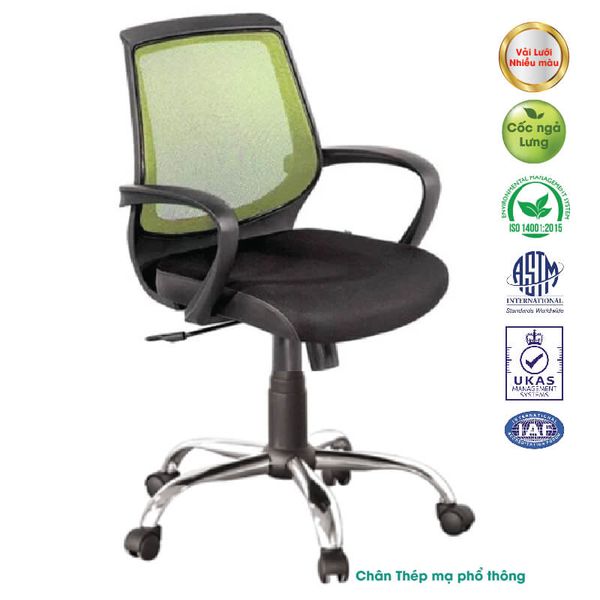 Ghế Lưới Chân Mạ Phổ Thông GX09.1-M (Nhiều Màu)