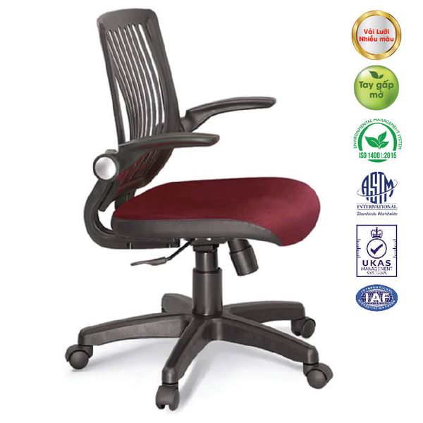 Ghế Xoay Lưới Chân Nhựa GX17-N (Nhiều Màu)