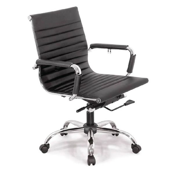 Ghế Xoay Da Chân Mạ GX19AD-M