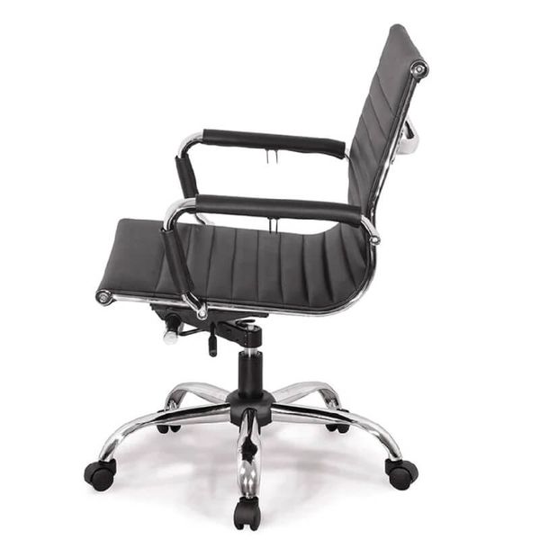 Ghế Xoay Da Chân Mạ GX19AD-M