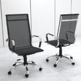 Ghế Xoay Lưới Chân Mạ GX19B-M