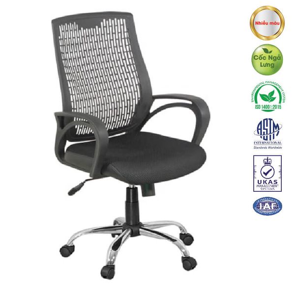 Ghế Xoay Lưới Chân Mạ GX301A-M (Nhiều Màu)